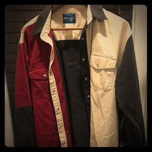 Wrangler vintage button down